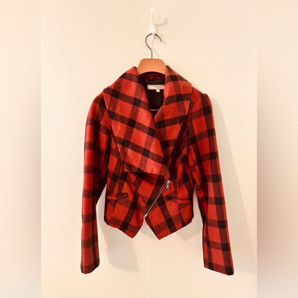 Excellent Condition - What Goes Around Comes Around - Wool Buffalo Check Jacket